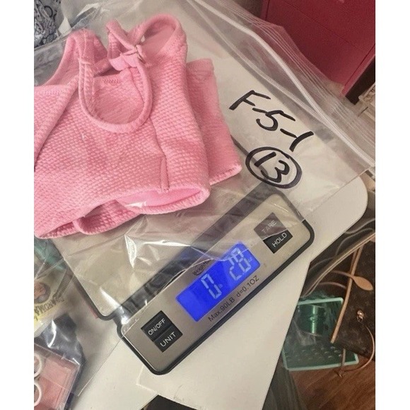 Old Navy Active PowerPress Sports Bra Swim Top Med Support Strappy Pink Size M - Picture 6 of 6